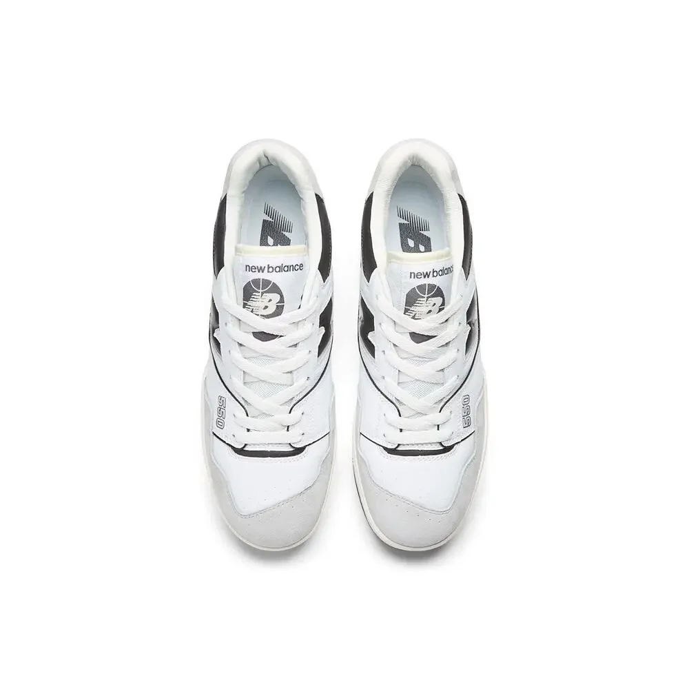 NWT New Balance 550 Men Shoes, White/Black, Size 6